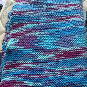 Handmade Knitted Lap Blanket